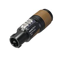 NEUTRIK NL2FXX-W-S Cable Connectors Cable end speakON XX series 2 pole - brown