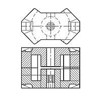 EPCOS B65805C0000R448 Ungapped RM5 N48 1800 -20%+30% Sold as set