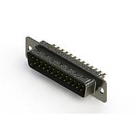 EDAC 627-M25-322-GN1 D-Sub Connectors - Standard Density Vertical Machined D-Sub Connectors