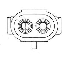 Aptiv 12034074 Connectors 2 Way M W/P Sealed