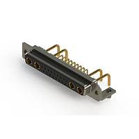 EDAC 630-21W4650-1NB Mixed Contact D-Sub Connectors Right-angle Power Combo D-Sub Connector