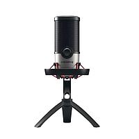 CHERRY JA-0710 Microphones CHERRY UM 6.0 ADVANCED USB Microphone, with shock mount for streaming and office use. Silver/Black