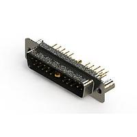 EDAC 627-21W1224-1T3 Mixed Contact D-Sub Connectors Vertical Combo Dsub