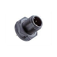 Amphenol LTW AD-02PMMP-SC7001 Standard Circular Connector Ceres, Mini Size, Plastic, 5A, 02 pins, Male Connector, Male Contact, Circular, Screw Thread, PCB 180, Receptacle, IP67