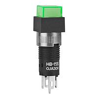 NKK Switches HB15SKW01-5F-FB Subminiature SPDT ON(ON) GREEN LD