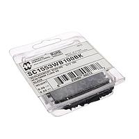 Hammond Manufacturing SC1553WB100BK Screw SC501SSBK - PKG OF 100 SCREWS