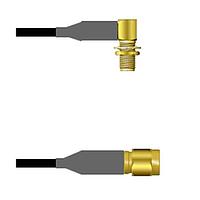 Amphenol Custom Cable Q-2R0690008006i RF Cable Assemblies SMA-RJB/SMA-SP RG58 6I