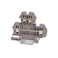 Amphenol Anytek 10134288-001LF DIN Rail Terminal Blocks TWO STAGE SCREW TERM BLOCK D4-2 GREY