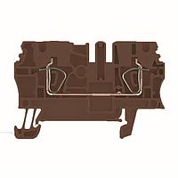 Weidmuller 1683300000 Feed Through Terminal Block ZDU 2.5 BR