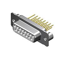 Molex / FCT 173109-1555 Standard Density FCT DSUB STR PC RCPT 37 PN W/CLINCH