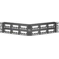 Panduit CPPA48FMWBLY Wire Ducting & Raceways Patch Panel 48 Port Modular Angled Flu