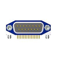 Amphenol CONEC 15-006553 D-Sub Connectors - Standard Density 15 Pos Male Solder Pin Angled
