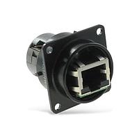 Amphenol Socapex RJF2PEMWF1B Circular RJ Field Without Flange Recept backshell Metal Gland Black