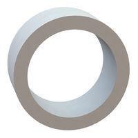 Essentra Components 17W03282 Flat Washer Flat Washer, .255 ID, .332 OD, .142 Thick, Natural, Nylon