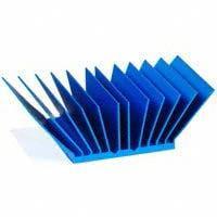 Advanced Thermal Solutions ATS-52400B-C1-R0 Component maxiFLOW BGA Heat Sink, Thermal Tape, Blue-Anodized, T412, 40x40x7.5mm