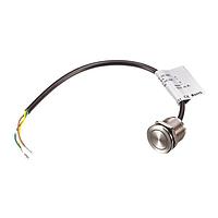 Bulgin MPZI019/F/BL/24 Sealed 19MM LED illuminated stainless steel