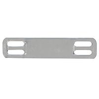 Panduit MMP172W38-C Marker Plate Marker Plate, 304 SS, 4 Hole, 1.7" x .38