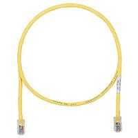Panduit UTPCH4MYLY Cat 5e Copper Patch Cord, Cat 5e, Yellow UTP Ca