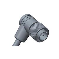 Amphenol LTW 105-04BFMM-SR7A10 Sensor Cables / Actuator Cables M10.5 Circular Metric Connector, Metal, 2A, 04 pins, Female Connector, Male Contact, Right Angle, Screw Thread, Overmolded, Length 10000mm, IP67 Mated