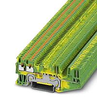 PHOENIX CONTACT 3212413 Ground Modular Terminal Block PT 1,5/S-QUATTRO/ 2P-PE