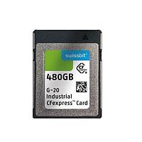 Swissbit SFCE240GW1EB4TO-I-6F-111-STD CFexpress Cards Industrial CFexpress Card, G-20, 240 GB, 3D TLC Flash, -40C to +85C