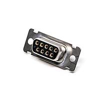 ITT Cannon DEM9SF225 Receptacle D-Sub, 9 Skt/ solder cup, SST shell