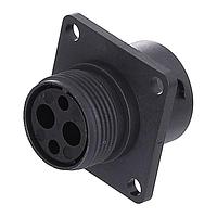 Amphenol SINE Systems RTS012N2S03 Connectors RCP SQ FL 4POS SZ 12 SCKT SEAL