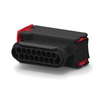 AMP Connectors - TE Connectivity 1801326-1 Receptacle Housing 15W SEALED CONNECTOR FOR MCP CONTACT