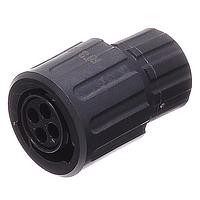 Amphenol SINE Systems RTS6BS10N4SHEC03 Connectors Strt Plug w endcap 4 POS SZ 10 Socket