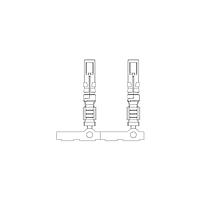 Amphenol LTW SAF12C-01G03 Contacts STAMP ASSEMBLY PIN 20A FPIN 03Uin REEL