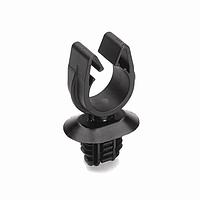 HellermannTyton 151-01769 MOC Clip MOC Clip, 14 mm, with 4 x Oval Fir Tree, PA66HIRHSUV, Black, 3000/ctn