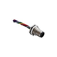 Amphenol LTW M12A-12PMMS-SF8BA5 Sensor Cables / Actuator Cables M Series Sensor Connector, M12, A Code, Metal, 1.5A, 12 pins, Male Connector, Male Contact, Hexagonal, Screw Thread, Solder, Receptacle With Cable/Wire, Length 1500mm, IP68