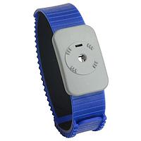 SCS 4720 Adjustable Wristband, Dual Conductor, Thermoplastic, Adjustable, Blue