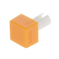 Dialight 325-0073 Button YELLOW CAP FOR 1/2" SQUARE