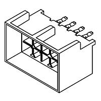 Molex 45280-4653 Shrouded MicroFit 3.0 4mm Ext V Hdr CPI 16ckt 228
