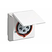 Amphenol Tuchel 2CMA178699R1000 Connectors 3P+E Socket Outlet for flush mounting. Replaces Part# CUED 416-6
