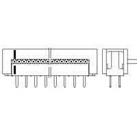 AMP Connectors - TE Connectivity 3-216791-4 Ribbon Cable AMP LATCH D/P ASSY