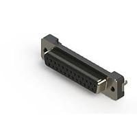 EDAC 628-025-220-016 D-Sub Connectors - Standard Density D SUB RECEPTACLE VERT PLASTIC