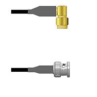 Amphenol Custom Cable Q-3600L0008012i RF Cable Assemblies SMA-RP/BNC-SP RG58 12I