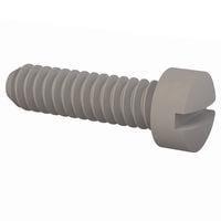Essentra Components 010632F050PC Slotted Fillister Slotted Screw, #6-32 Thread, 1/2 Lg