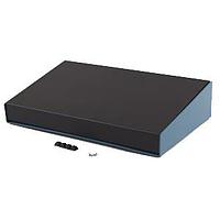 Hammond Manufacturing 1456PH1BKBU Sloped 10 Degree Slope Alum 8.3x3x14" Black/Blue