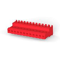 AMP Connectors - TE Connectivity 4-640620-2 Receptacle Housing 12P MTA100 CONN ASSY F/T RED