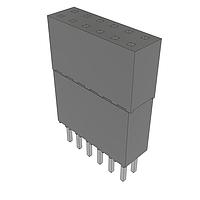 Samtec ESQ-106-44-S-D Sockets Elevated Socket Strip