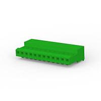 AMP Connectors - TE Connectivity 4-640443-2 Receptacle Housing 12P C/E 28AWG W/O TAB W/GREEN STRIPE