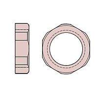 Heyco 3271 Locknut NLN 3/8 NPT BLACK