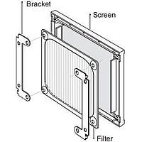 ebm-papst LZ39 Guard Metal Finger Guard for 172mm Size Fans or DV6200/DV6200TD Series, Exhaust