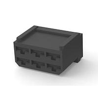 AMP Connectors - TE Connectivity 1-480281-0 Housing 6 CIR FF REC HSG