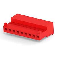 AMP Connectors - TE Connectivity 3-644038-9 Receptacle Assembly 09P MTA100 CONN ASSY RED 15AU