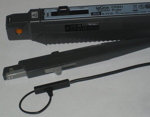 Rogowski current probe used for current measurement