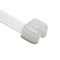HellermannTyton 109-00018 Cable Ties Q Tie, 8.3" Long, 50lb Tensile Strength, PA66, Natural, 100/pkg